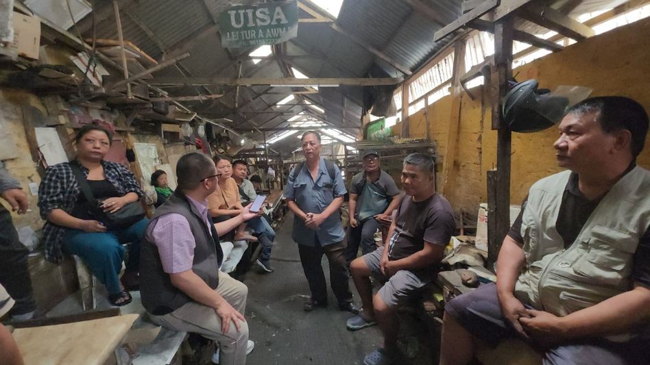 Mizoram: Aizawl mayor stands firm on Treasury Market relocation despite protests Mizoram: Aizawl mayor stands firm on Treasury Market relocation despite protests