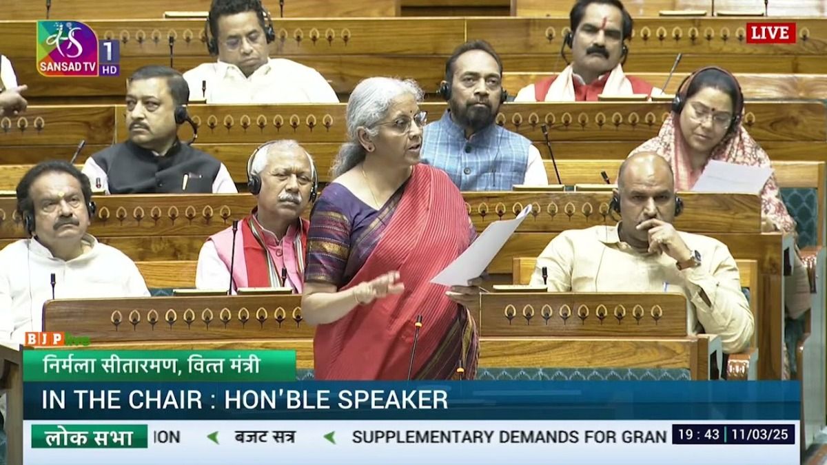 TMC MPs stage walkout over FM Sitharaman’s ‘superficial’ reply on Manipur budget