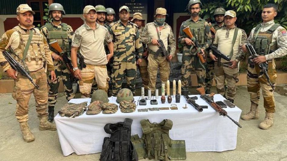 Manipur police arrests KCP (PWG) operative, seizes arms and ammunition in search operations Manipur police arrests KCP (PWG) operative, seizes arms and ammunition in search operations