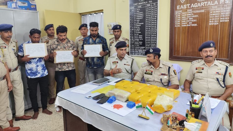 Tripura police arrest Assam drug kingpin, seize yaba tablets worth Rs 5.5 crore Tripura police arrest Assam drug kingpin, seize yaba tablets worth Rs 5.5 crore