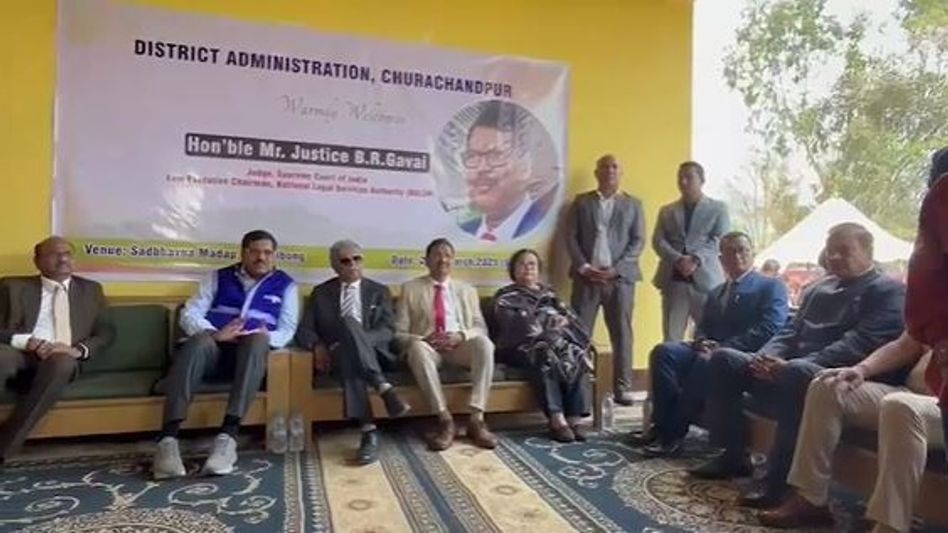 "Peace will return to Manipur soon”: SC judges meet displaced people in Churachandpur "Peace will return to Manipur soon”: SC judges meet displaced people in Churachandpur