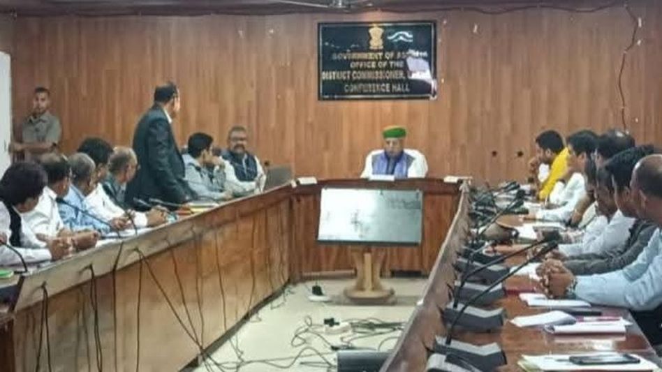 Assam: MoS reviews progress of Central govt schemes in Baksa Assam: MoS reviews progress of Central govt schemes in Baksa