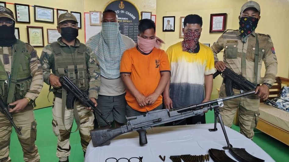 Manipur police arrest three active cadres of proscribed insurgent group in Bishnupur Manipur police arrest three active cadres of proscribed insurgent group in Bishnupur