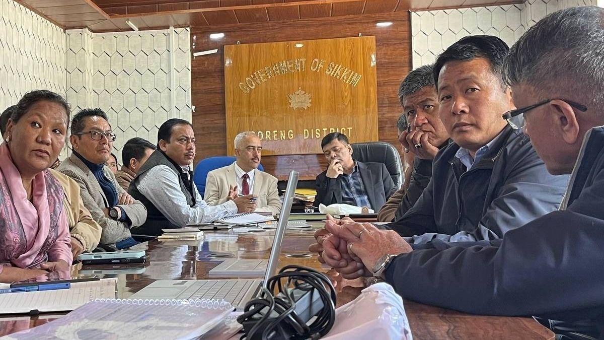Review meet to assess development progress in Sikkim's Soreng district held Review meet to assess development progress in Sikkim's Soreng district held