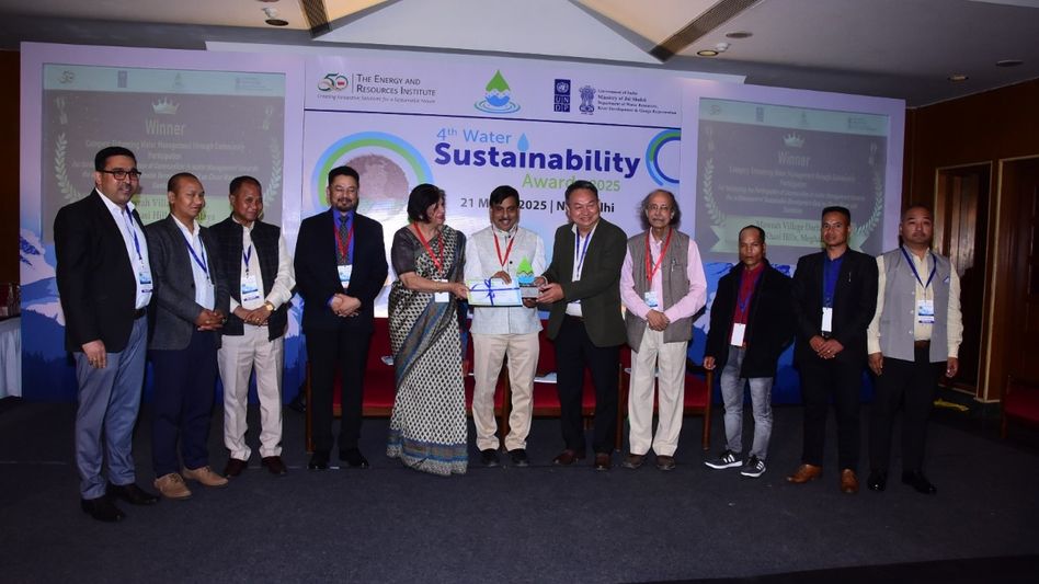 Meghalaya's Mawrah village wins sustainability award for community-based water management Meghalaya's Mawrah village wins sustainability award for community-based water management