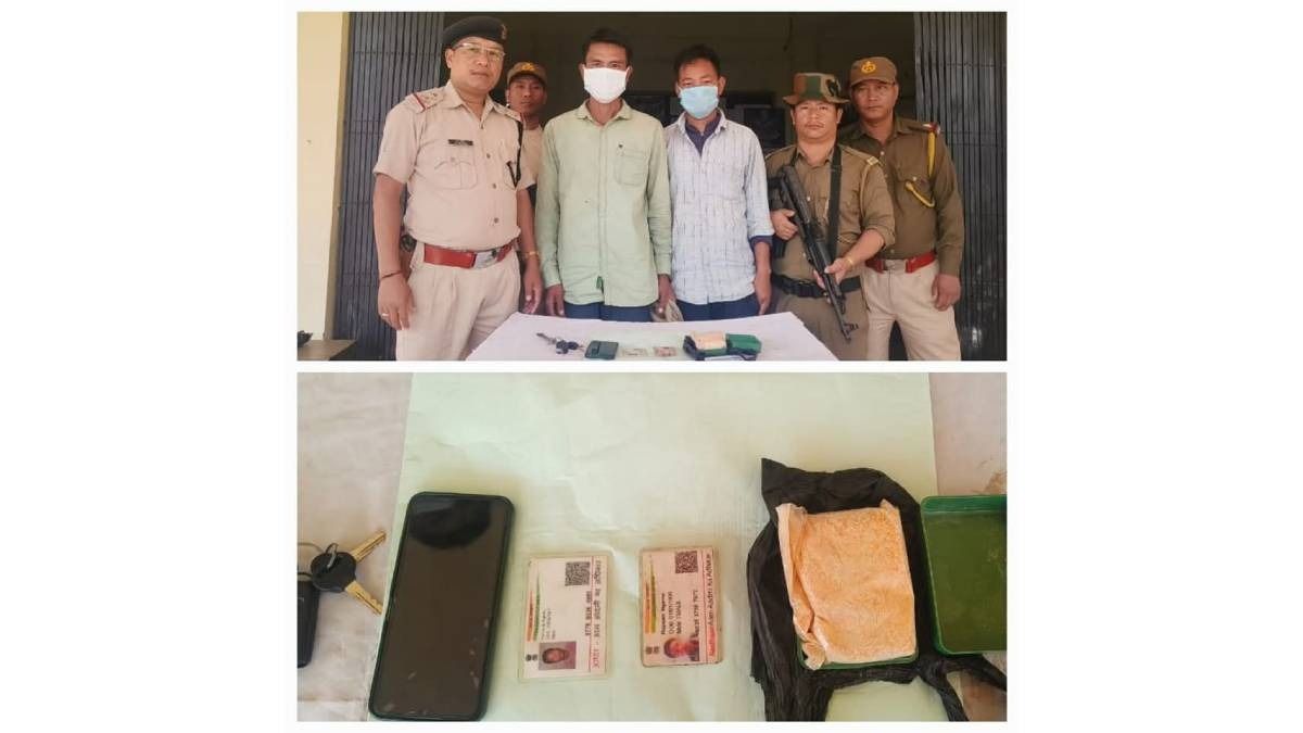 Arunachal police busts drug racket; two arrested with suspected narcotics from Assam Arunachal police busts drug racket; two arrested with suspected narcotics from Assam