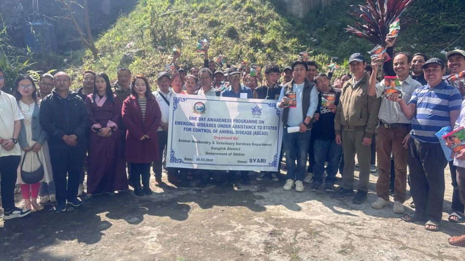 Sikkim: Gangtok district conducts awareness programme on livestock diseases Sikkim: Gangtok district conducts awareness programme on livestock diseases