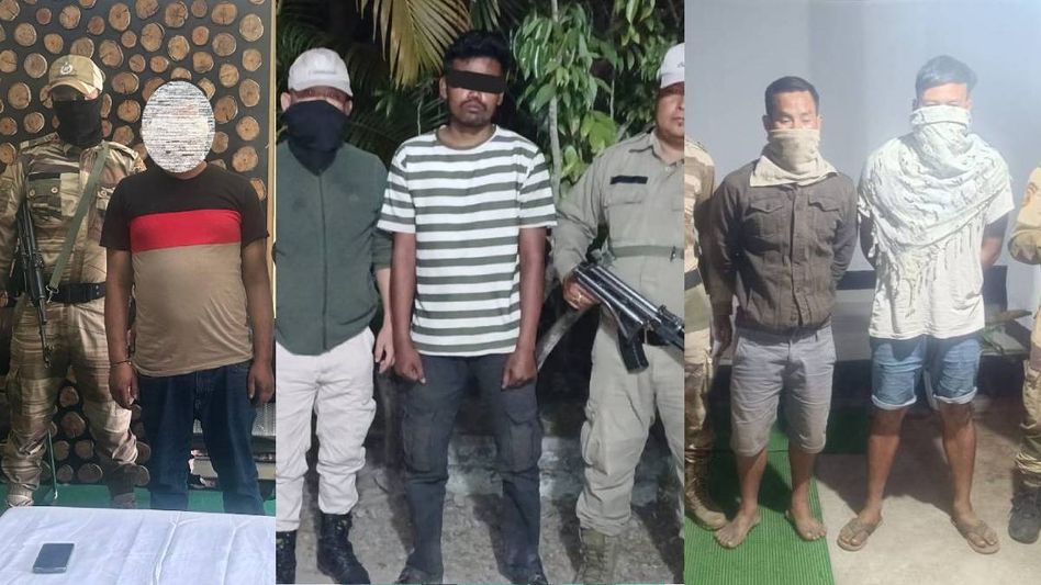 Manipur police arrest four active militants in separate operations Manipur police arrest four active militants in separate operations