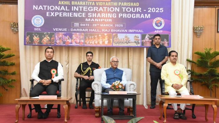 Manipur governor highlights national integration at student programme