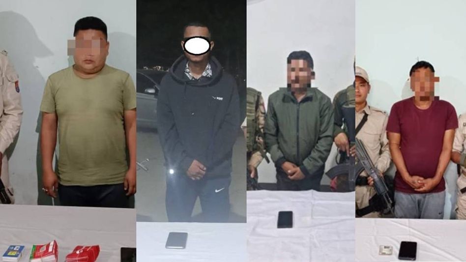Manipur police arrest four, including three militants in separate operations Manipur police arrest four, including three militants in separate operations
