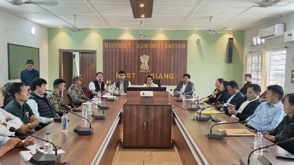 Arunachal: East Siang district authorities conduct pre-monsoon preparedness meeting with key stakeholders Arunachal: East Siang district authorities conduct pre-monsoon preparedness meeting with key stakeholders