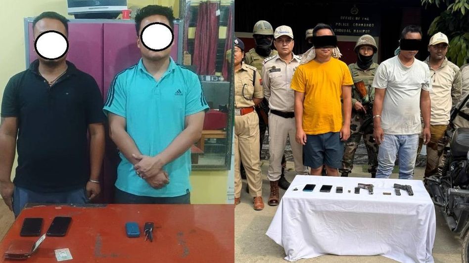 Manipur security operations: Four militants held, one abducted rescued Manipur security operations: Four militants held, one abducted rescued