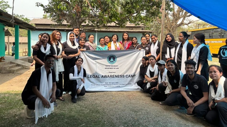 Tezpur University holds legal literacy camp for tea garden workers Tezpur University holds legal literacy camp for tea garden workers