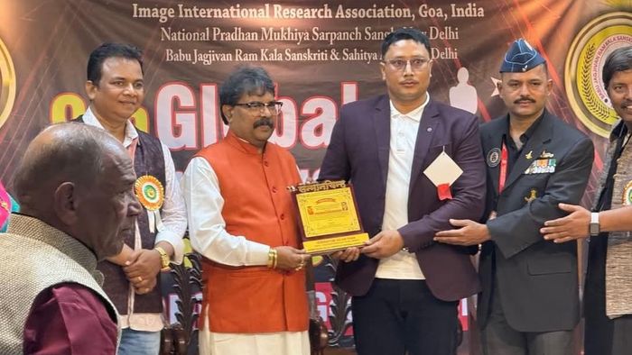 Manipur social leader receives national award for community service