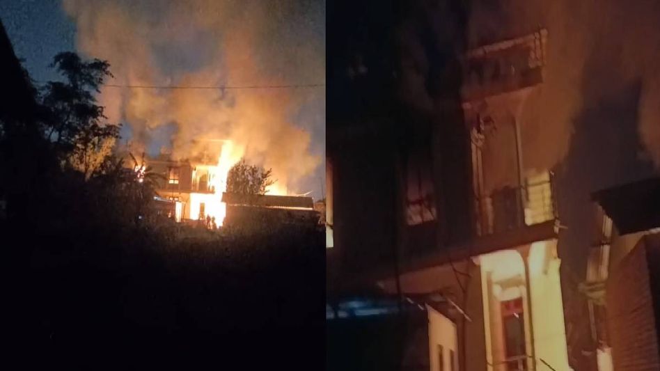 Manipur BJP State Minority Morcha chief's residence torched for 'supporting' Waqf Bill Manipur BJP State Minority Morcha chief's residence torched for 'supporting' Waqf Bill