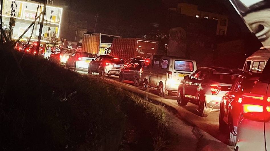 Guwahati: Traffic advisory withdrawn as pavement quality concrete placement works halted near Marwet Guwahati: Traffic advisory withdrawn as pavement quality concrete placement works halted near Marwet