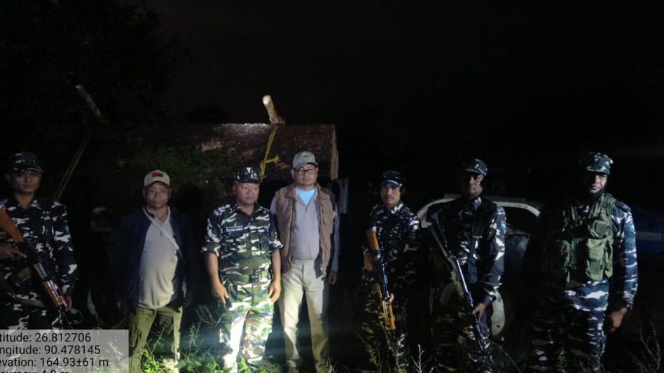 Assam: SSB seizes illegal timber in joint operation near India-Bhutan border Assam: SSB seizes illegal timber in joint operation near India-Bhutan border