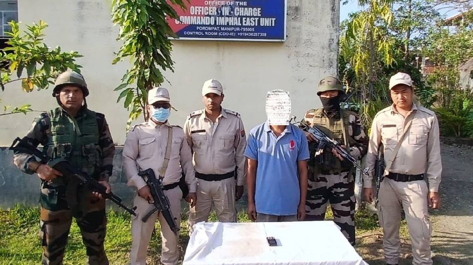 Manipur: Security forces nab active KCP (PWG) member in Imphal East, weapons seized Manipur: Security forces nab active KCP (PWG) member in Imphal East, weapons seized