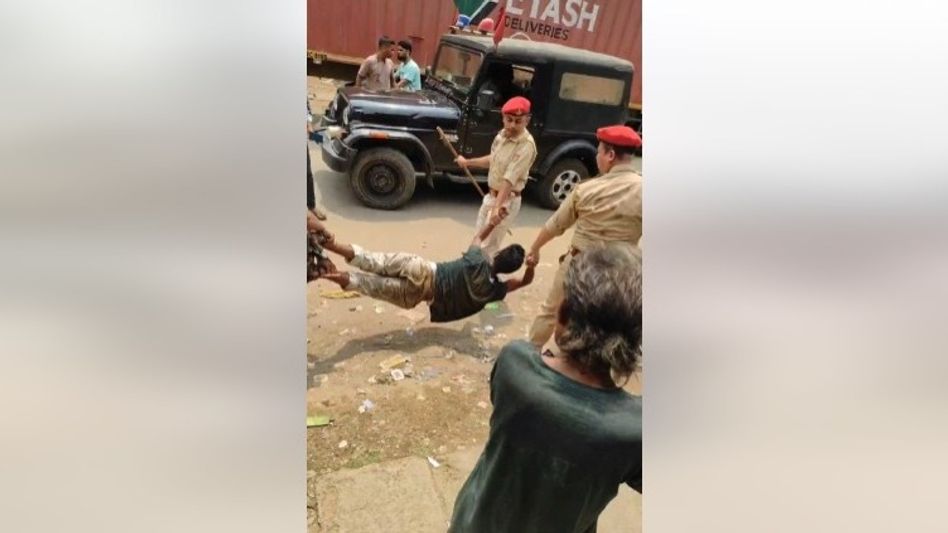 Assam Police seen dragging differently-abled protester in Silchar amidst Waqf Act row Assam Police seen dragging differently-abled protester in Silchar amidst Waqf Act row