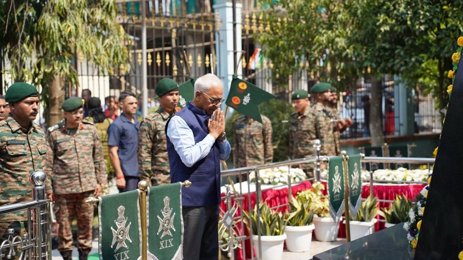 Manipur: 81st flag hoisting day commemorated at INA memorial in Moirang Manipur: 81st flag hoisting day commemorated at INA memorial in Moirang