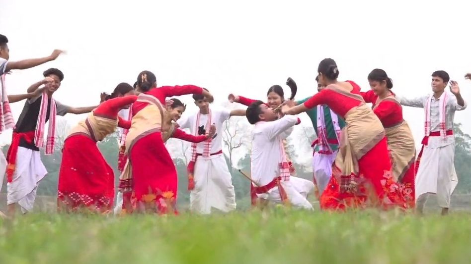 Assam welcomes New Year with Rongali Bihu festivities Assam welcomes New Year with Rongali Bihu festivities