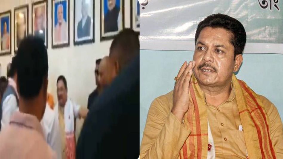 Bhupen Borah slams Assam CM over verbal spat between BJP leaders in Nalbari Bhupen Borah slams Assam CM over verbal spat between BJP leaders in Nalbari