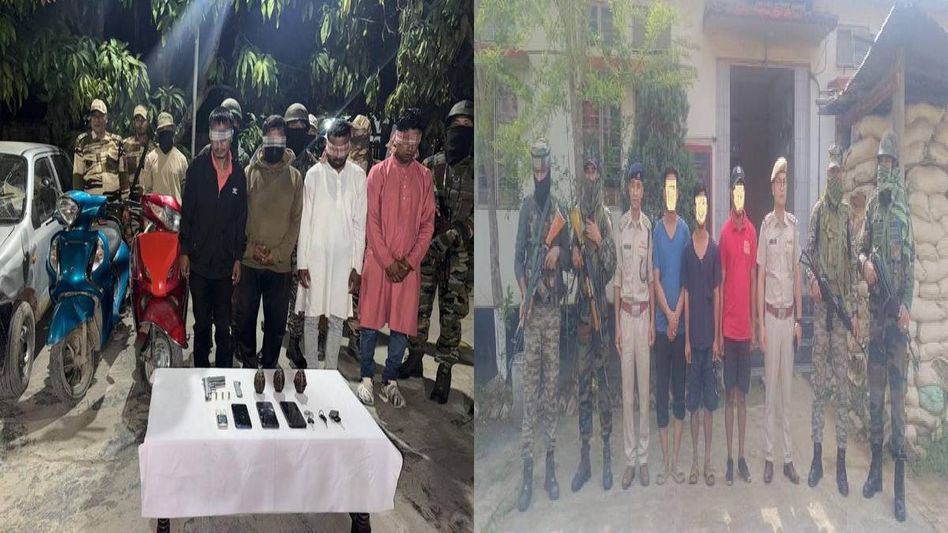 11 militants arrested in Manipur, arms and ammunition seized in coordinated police raids 11 militants arrested in Manipur, arms and ammunition seized in coordinated police raids