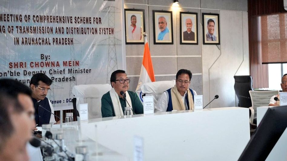 Arunachal Deputy CM chairs meet on power transmission scheme; three projects commissioned Arunachal Deputy CM chairs meet on power transmission scheme; three projects commissioned
