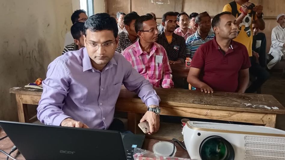 Assam Panchayat polls: Cachar DC reviews training sessions for election personnel in Silchar Assam Panchayat polls: Cachar DC reviews training sessions for election personnel in Silchar