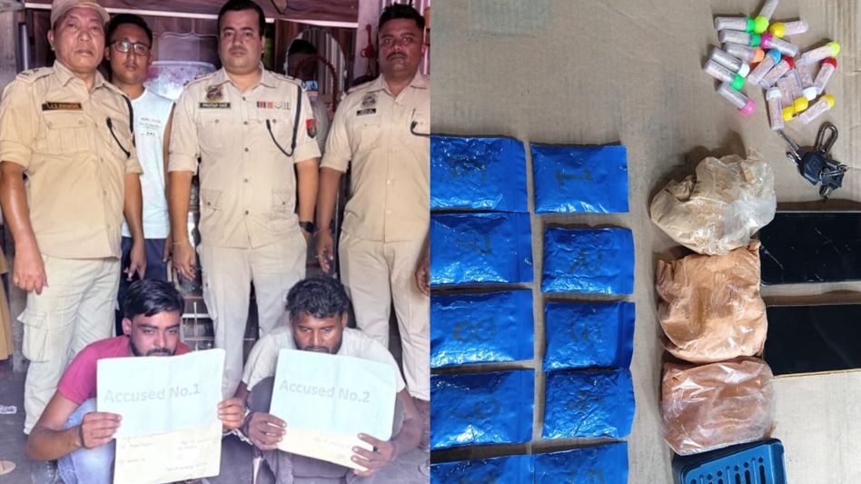 Assam police foil drug trafficking attempt in South Salmara, two arrested Assam police foil drug trafficking attempt in South Salmara, two arrested