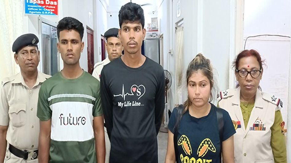 Tripura: Three Bangladeshis, including woman, held at Agartala railway station Tripura: Three Bangladeshis, including woman, held at Agartala railway station