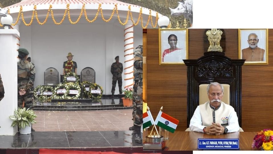 Arunachal: War memorial dedicated to Lance Naik Agoi Wangsa unveiled in Longding
