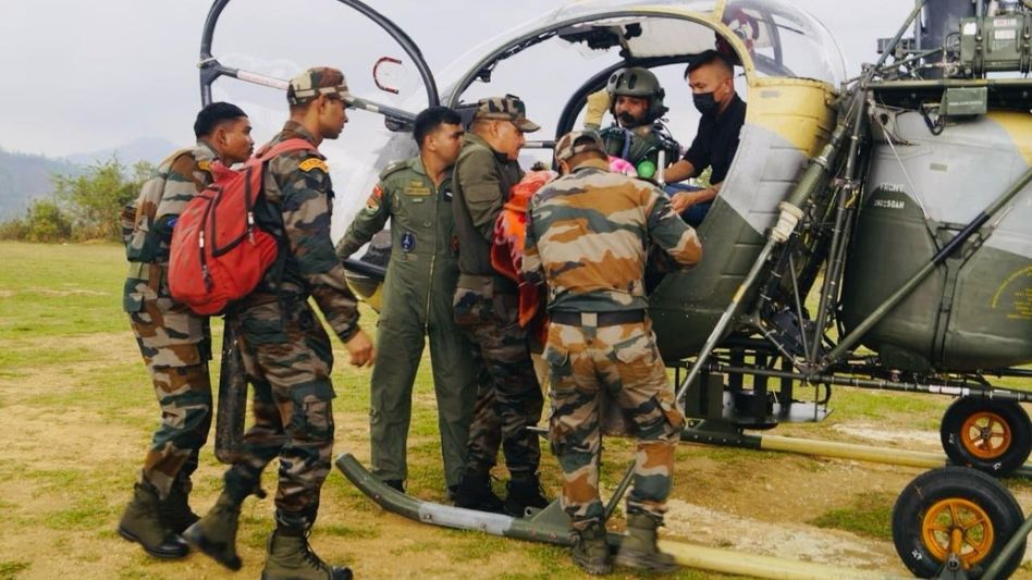 Assam Rifles rescues two-year-old girl from water tank at remote Manipur village Assam Rifles rescues two-year-old girl from water tank at remote Manipur village