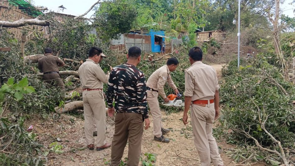 Storm batters Tripura: 445 houses damaged, 2 injured in Mohanpur, Karbook worst hit Storm batters Tripura: 445 houses damaged, 2 injured in Mohanpur, Karbook worst hit