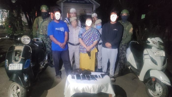 Manipur police arrest three PREPAK (Pro) militants in Imphal East