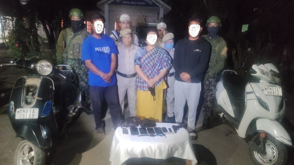 Manipur police arrest three PREPAK (Pro) militants in Imphal East Manipur police arrest three PREPAK (Pro) militants in Imphal East