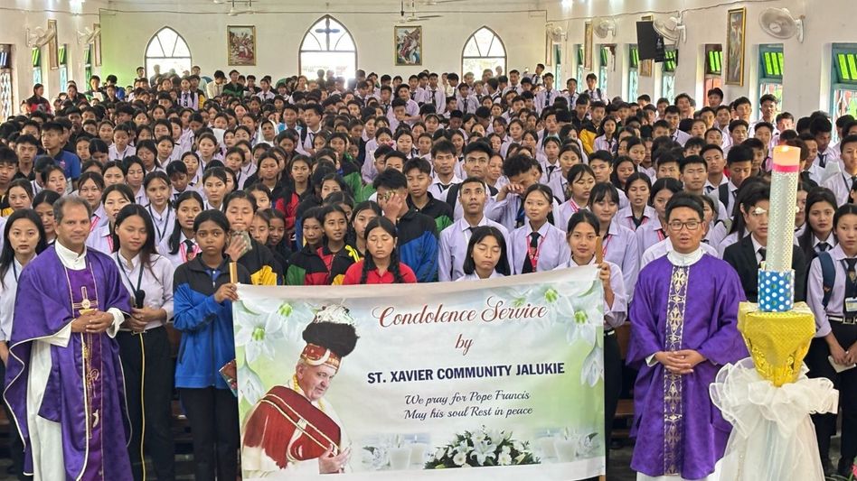 Kohima Catholic institutions hold condolence services, prayer processions for Pope Francis Kohima Catholic institutions hold condolence services, prayer processions for Pope Francis