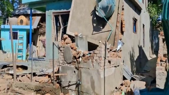 House of wanted Pahalgam attack terrorist demolished House of wanted Pahalgam attack terrorist demolished