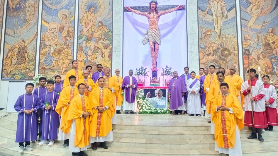 Nagaland: Kohima Diocese holds requiem eucharistic celebrations for Late Pope Francis Nagaland: Kohima Diocese holds requiem eucharistic celebrations for Late Pope Francis