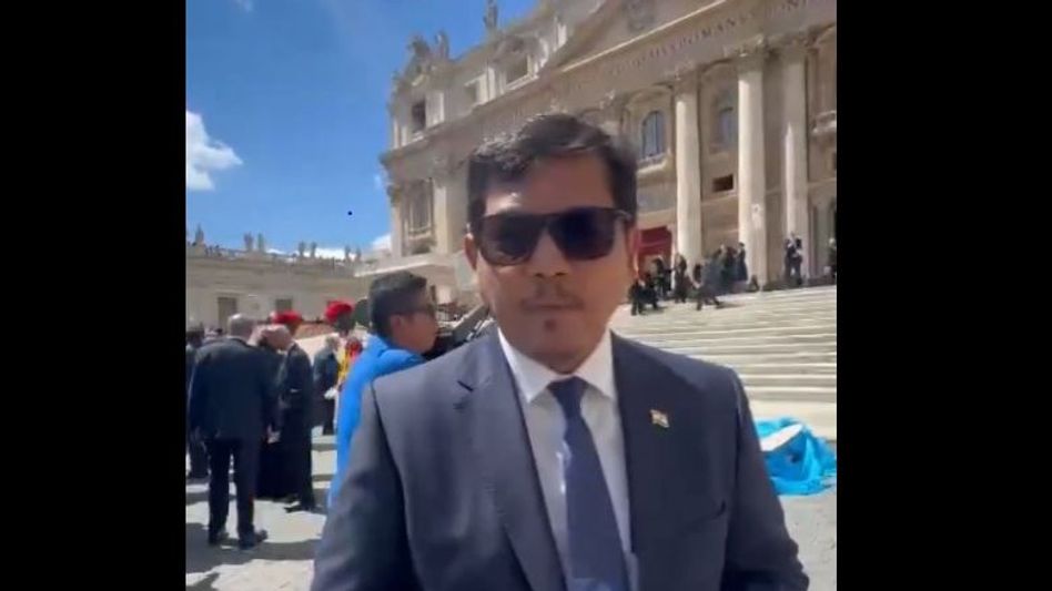 Meghalaya CM at Vatican: Pope Francis united people even in death Meghalaya CM at Vatican: Pope Francis united people even in death