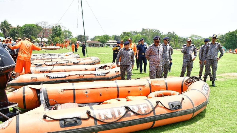 NDRF conducts major monsoon preparedness drill across Assam, Tripura, and Mizoram NDRF conducts major monsoon preparedness drill across Assam, Tripura, and Mizoram