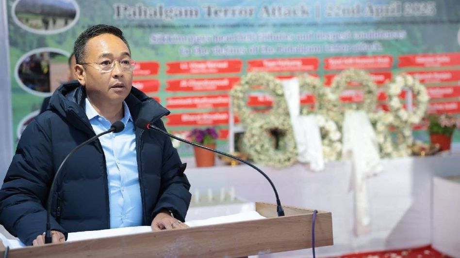 Sikkim stands united against terrorism, says CM Prem Singh Tamang Sikkim stands united against terrorism, says CM Prem Singh Tamang