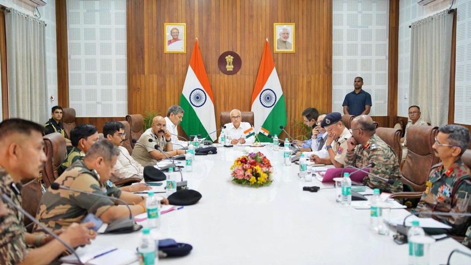 Manipur Governor chairs high-level security review meeting in state Manipur Governor chairs high-level security review meeting in state