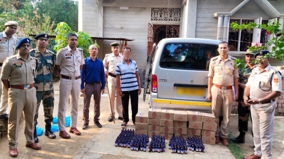 Manipur police destroy massive cache of narcotics in Imphal West Manipur police destroy massive cache of narcotics in Imphal West