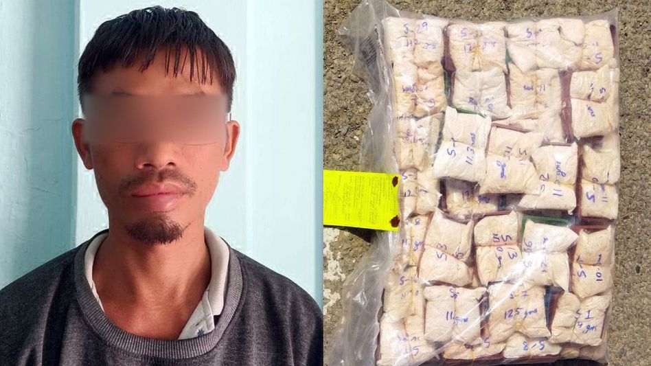 One arrested with 451 grams of heroin Mizoram's Champhai One arrested with 451 grams of heroin Mizoram's Champhai