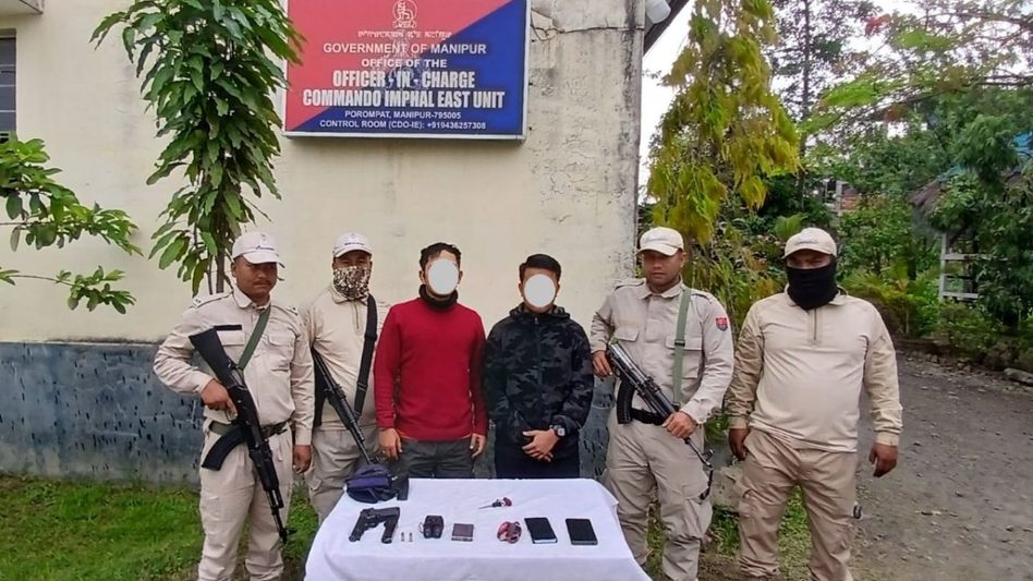 Manipur security forces step up crackdown on extortion; four militants arrested Manipur security forces step up crackdown on extortion; four militants arrested