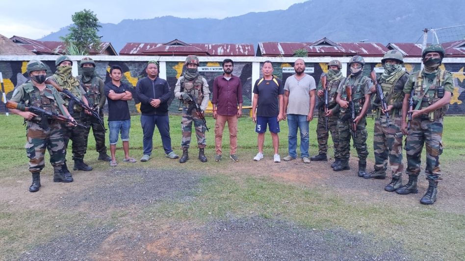 Assam Rifles rescue abducted Jharkhand worker in Manipur’s Noney Assam Rifles rescue abducted Jharkhand worker in Manipur’s Noney