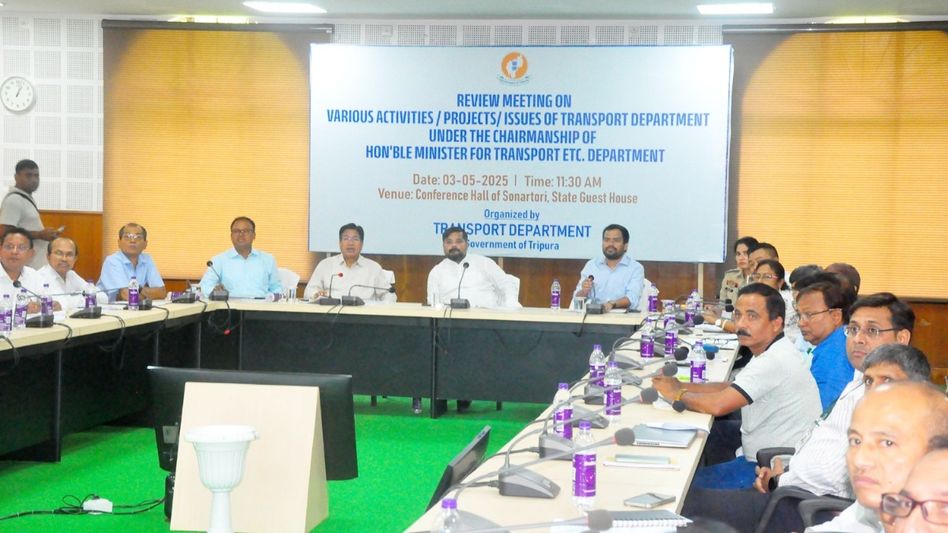 Tripura's transport department undertaking Rs 150 crore projects across state: Minister Tripura's transport department undertaking Rs 150 crore projects across state: Minister