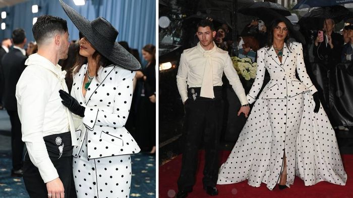 Priyanka Chopra and Nick Jonas serve retro romance at Met Gala 2025