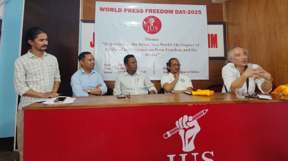 Sikkim journalists' body reflects on AI, future of news marking World Press Freedom Day Sikkim journalists' body reflects on AI, future of news marking World Press Freedom Day